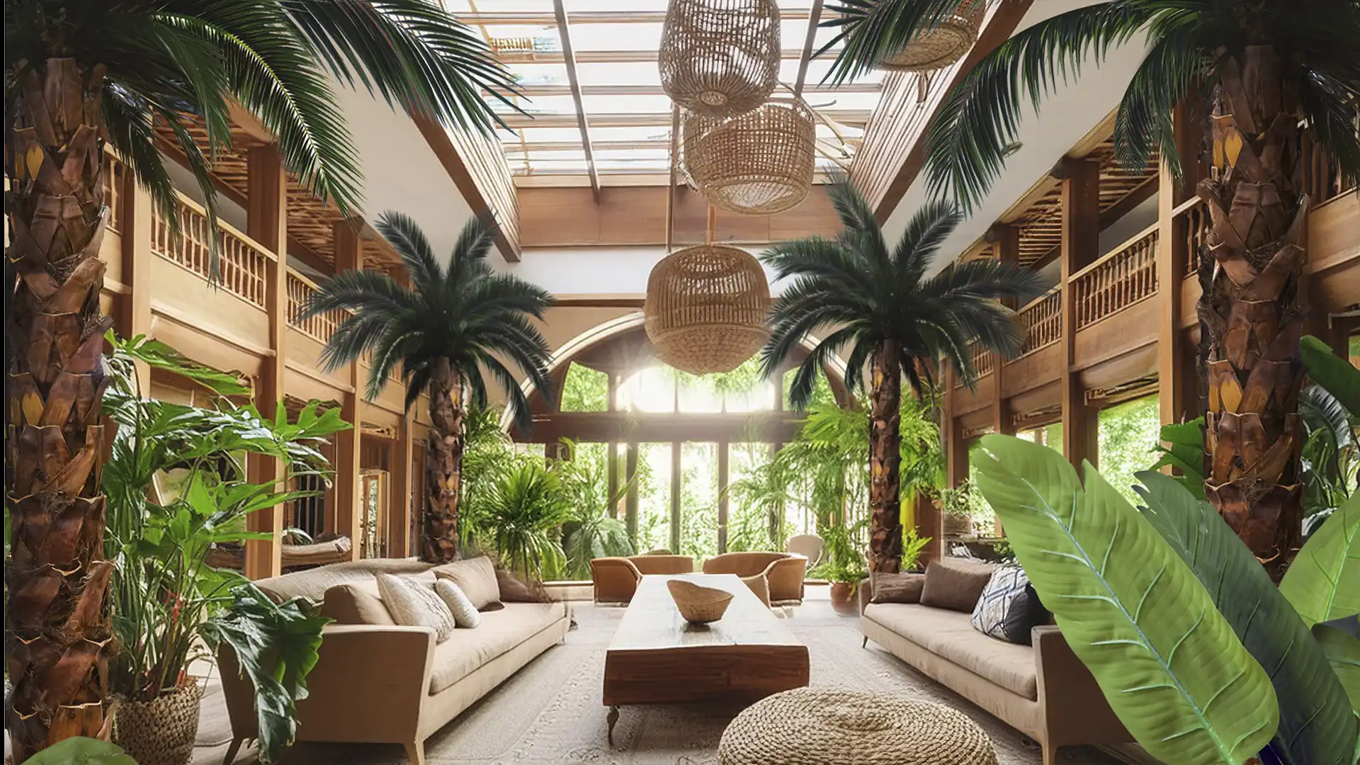 Yapay Palmiyeler: Mekanlara Akdeniz Havası Katın