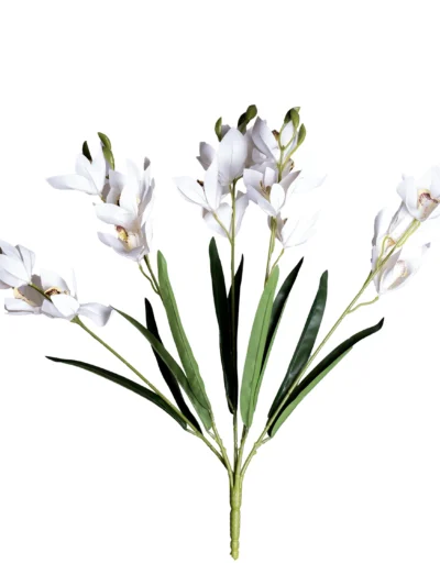 Ms6 0048 Islak Beyaz Orkide 53 Cm