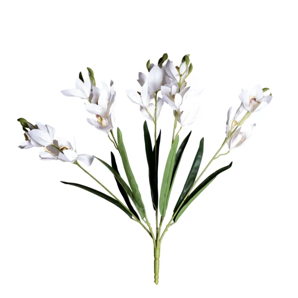 Ms6 0048 Islak Beyaz Orkide 53 Cm