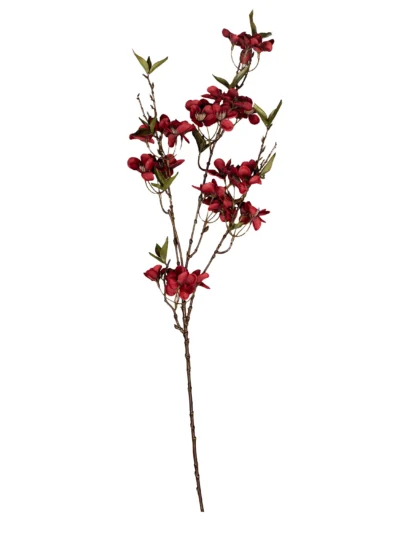 Ms6 0083 Kirmizi Erik Cicegi Dali 88 Cm