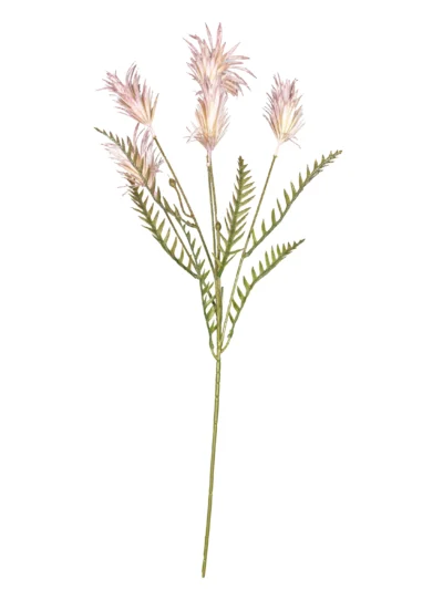 Ms6 0087 Yapay Sari Lila Puskullu Cicek Dali