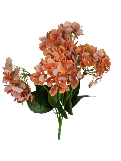 Ms6 0095 Islak Koyu Turuncu Ortanca 45 Cm