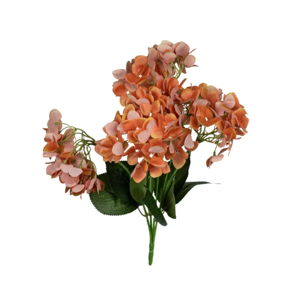 Ms6 0095 Islak Koyu Turuncu Ortanca 45 Cm