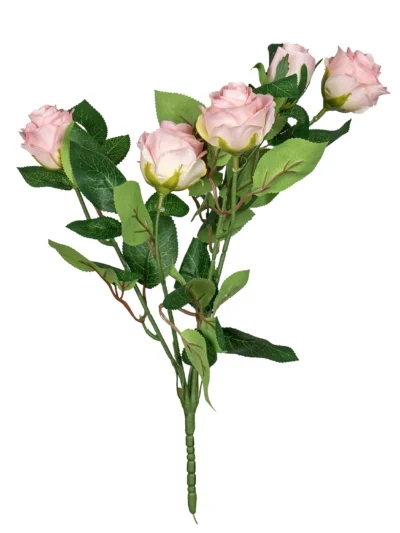 Ms6 0106 Acik Pembe Gul Demeti 37 Cm