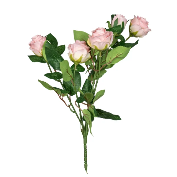 Ms6 0106 Acik Pembe Gul Demeti 37 Cm